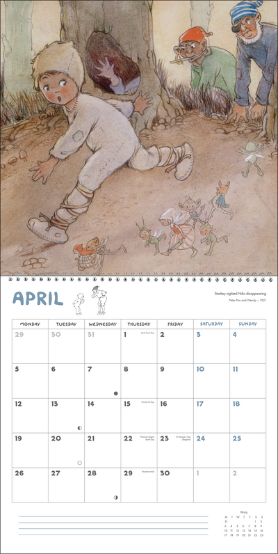 Peter Pan and Wendy Calendar 2027