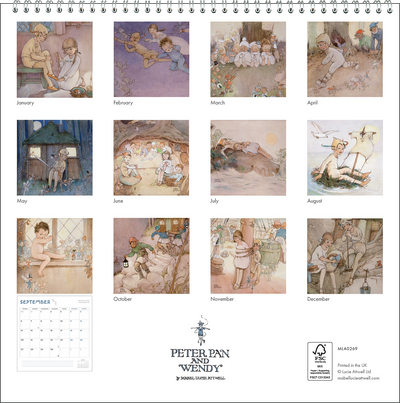 Peter Pan and Wendy Calendar 2027