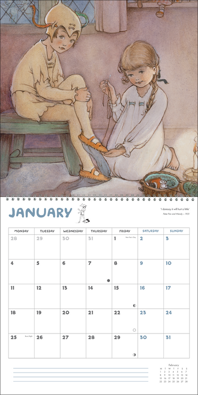 Peter Pan and Wendy Calendar 2027