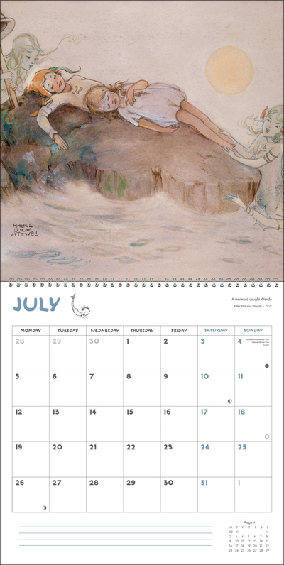 Peter Pan and Wendy Calendar 2027
