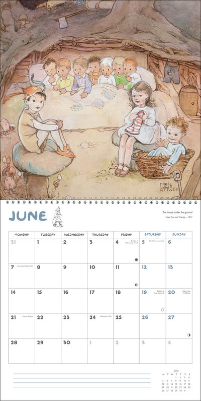 Peter Pan and Wendy Calendar 2027