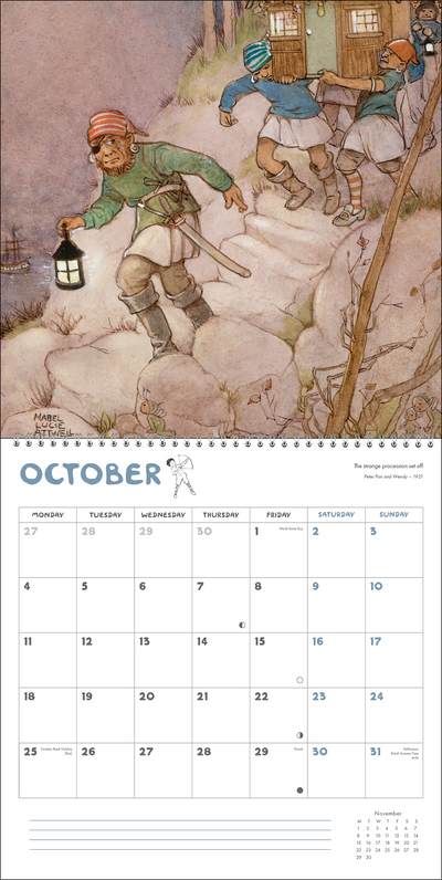 Peter Pan and Wendy Calendar 2027