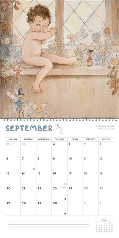 Peter Pan and Wendy Calendar 2027