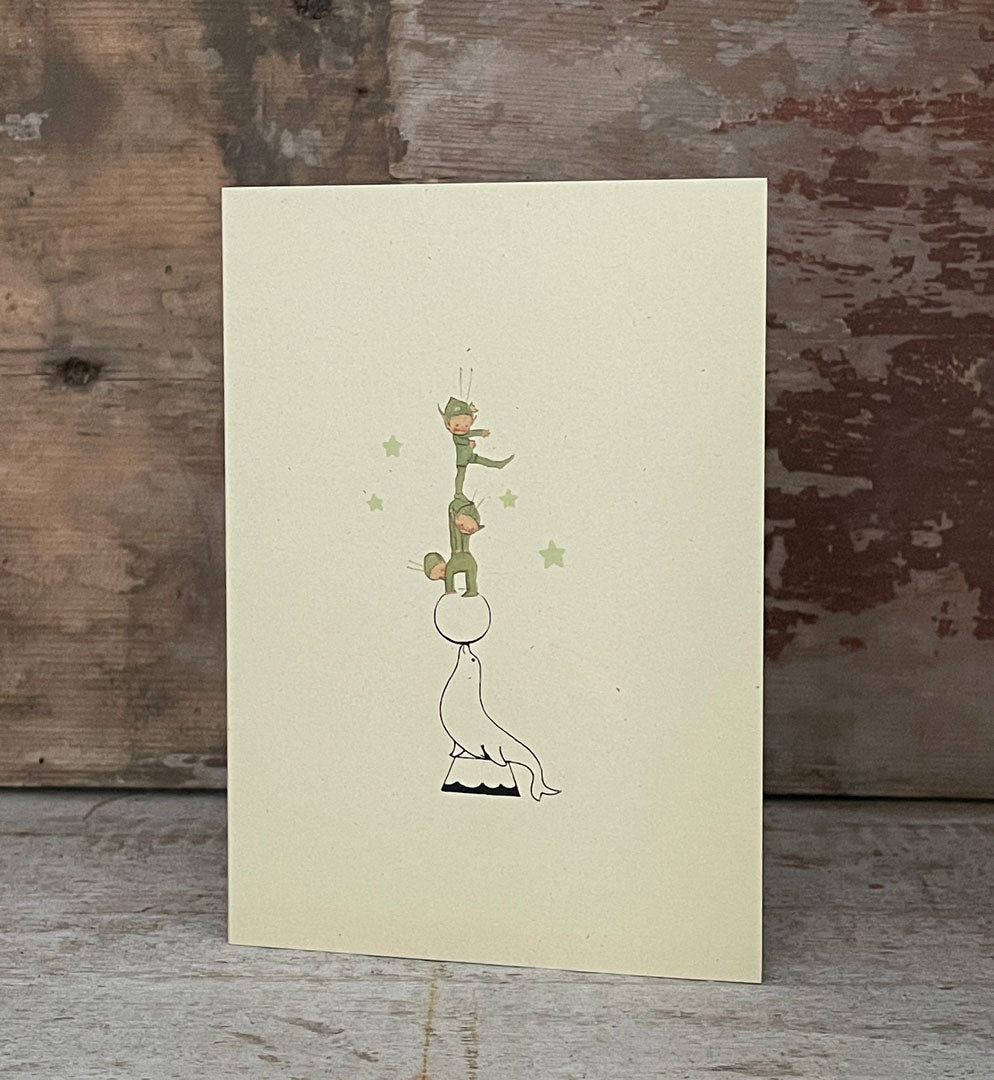 You’ll not believe what fantastical tricks we’ve been learnin’ - Tada! Greetings card