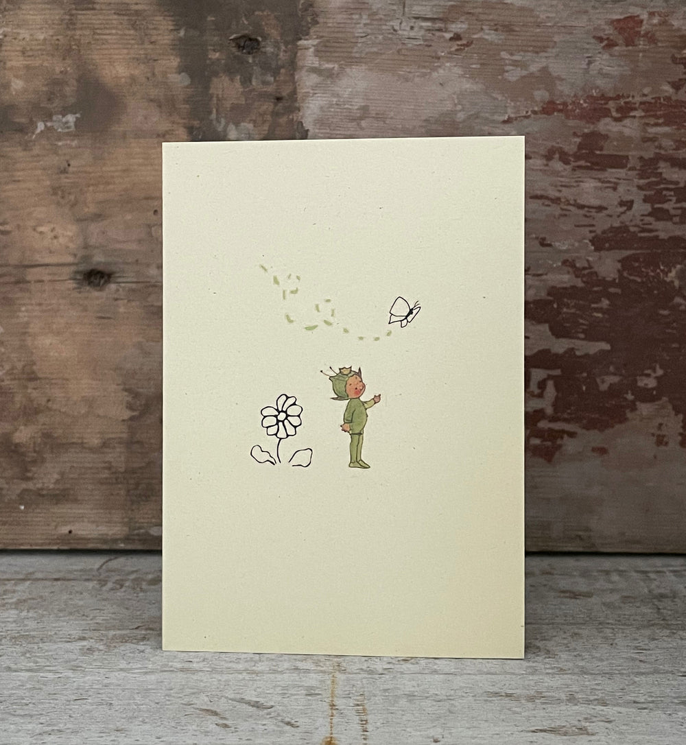 When the flowers are out… a boo-Boo’s about! Greetings card