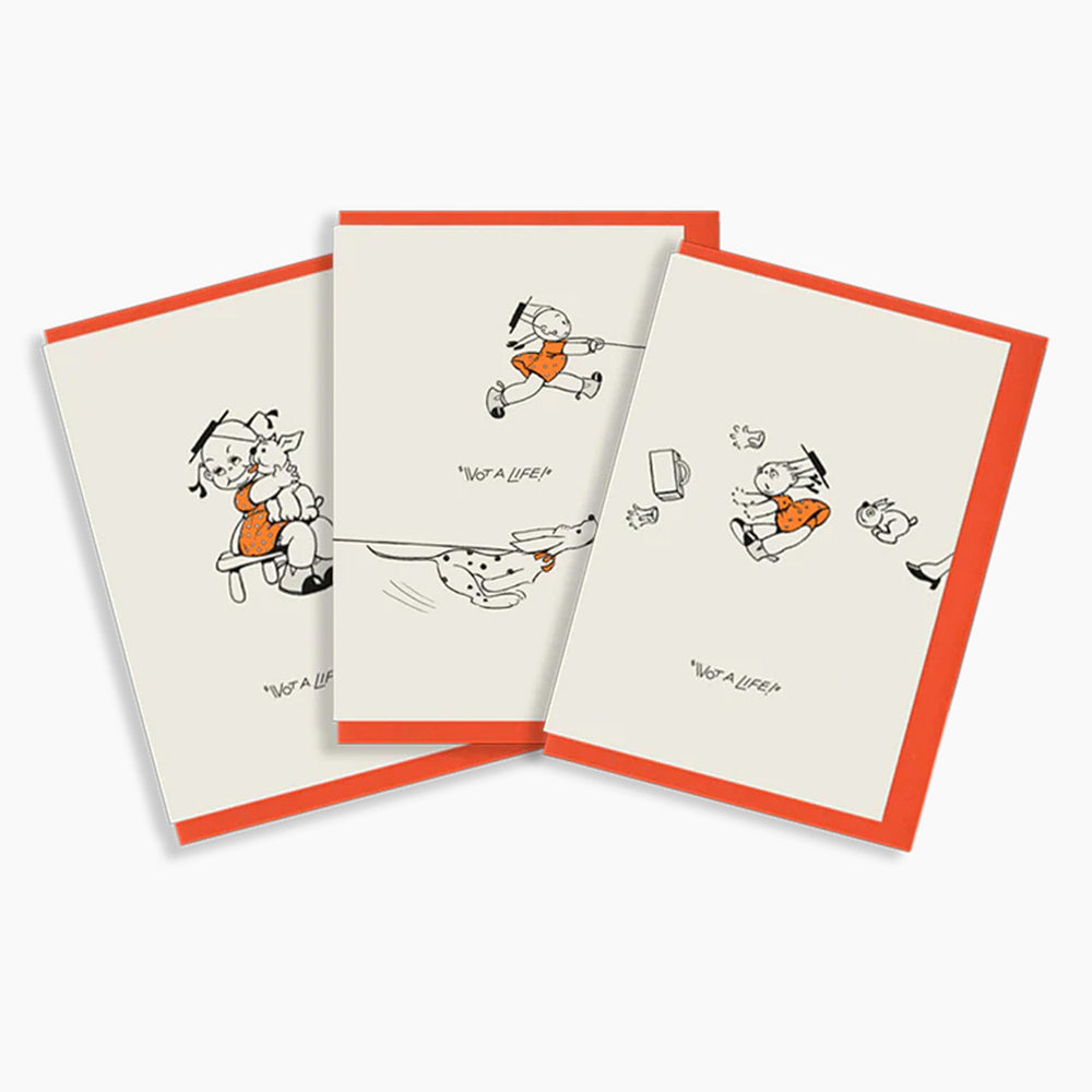 Wot a life! – with dogs card pack (three cards)