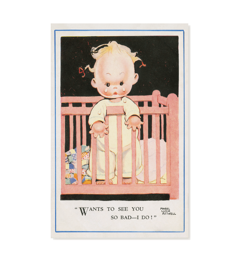 Wants to see you so bad – I do! (pack of three postcards)