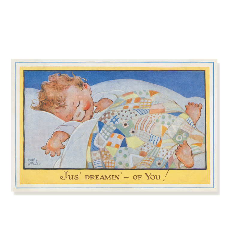 Jus' dreamin' – of you! (pack of three postcards)
