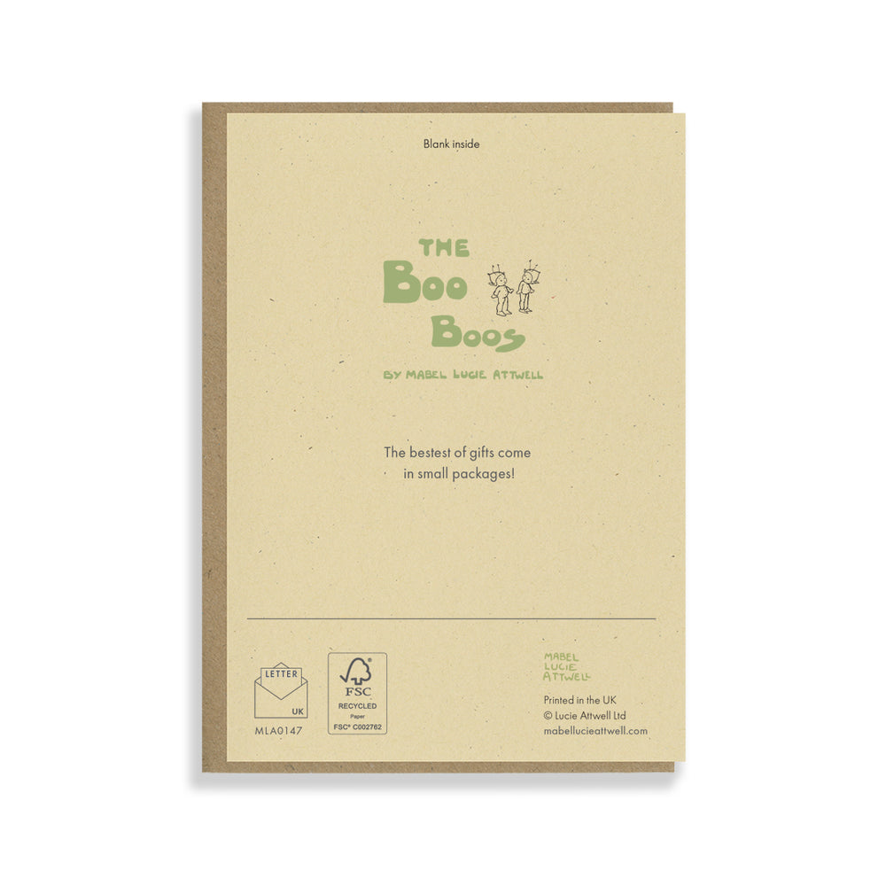 The bestest of gifts – Boo-Boo Christmas Greetings card