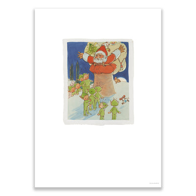 Father Christmas – Boo-Boo wall print